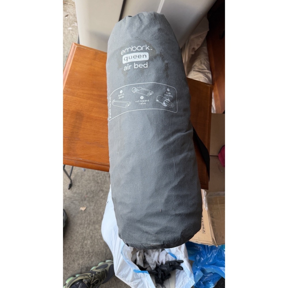 Embark‎ Queen Air Bed Inflatable Mattress With Carry Bag Tested
